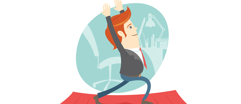 man, yoga mat, exercise