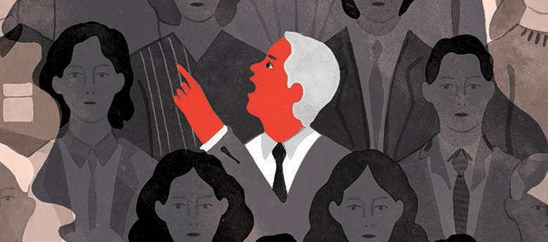 Arguing lawyer illustration