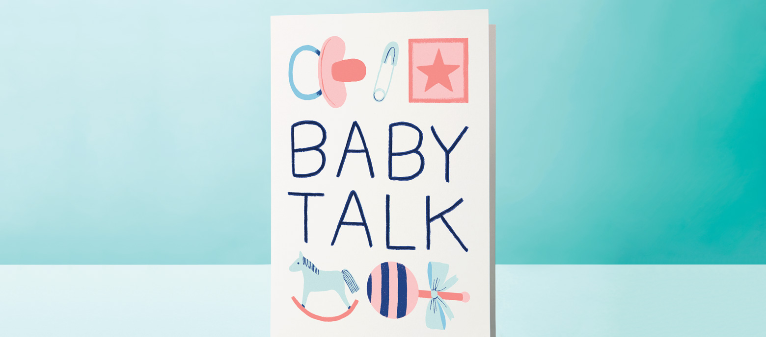 baby talk card