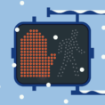 winter crosswalk