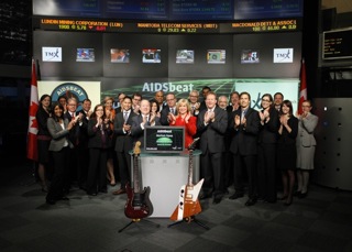 AIDSbeat at the TSX