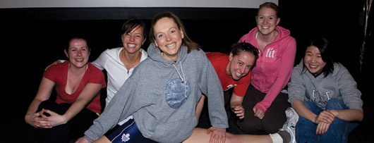 McCarthy's women's team at Bay St. Hoops