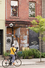 Igor Kenk's former bike shop - photo by Francis Mariani