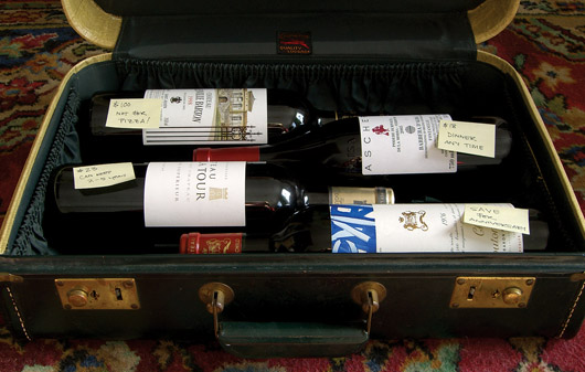 wine suitcase
