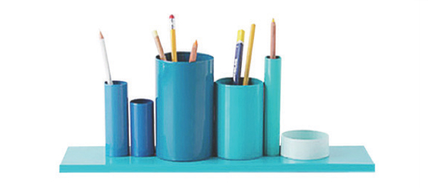 Pencil holder feature