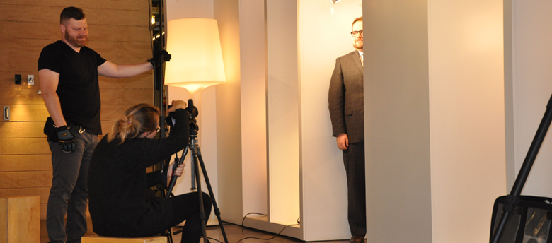 Behind the scenes at the 2014 Precedent Setter Awards photo shoot