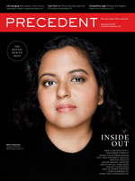 Spring 2018 cover of Precedent Magazine