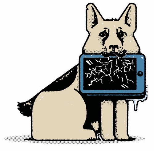 opinion dog illustration