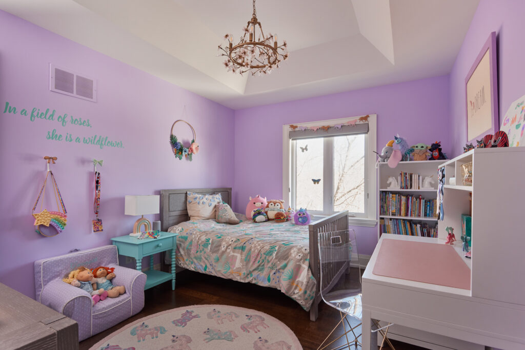 Daughter Gwenyth's bedroom