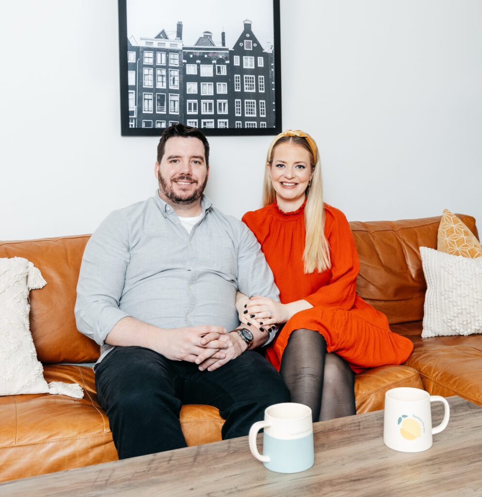 Justin Martin and Zoe Hountalas in their East End home