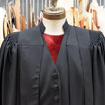 Harcourts legal gown