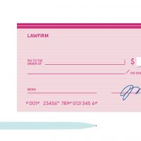 Cheque and Pen